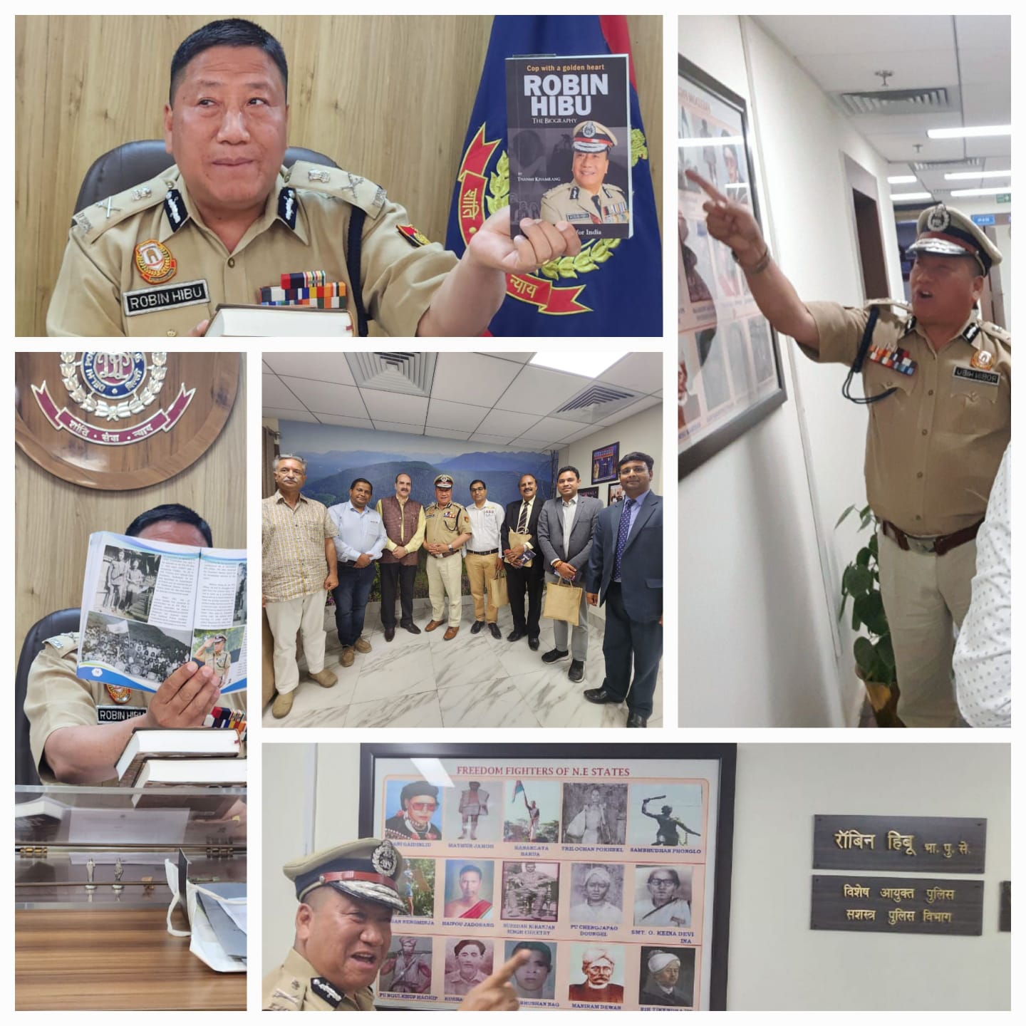 Courtesy call on the delegation of Divya Arun Upasana 2.0 Yatra organized by Divya Sanskriti to Delhi Police Special Commissioner Mr. Robin Hibu