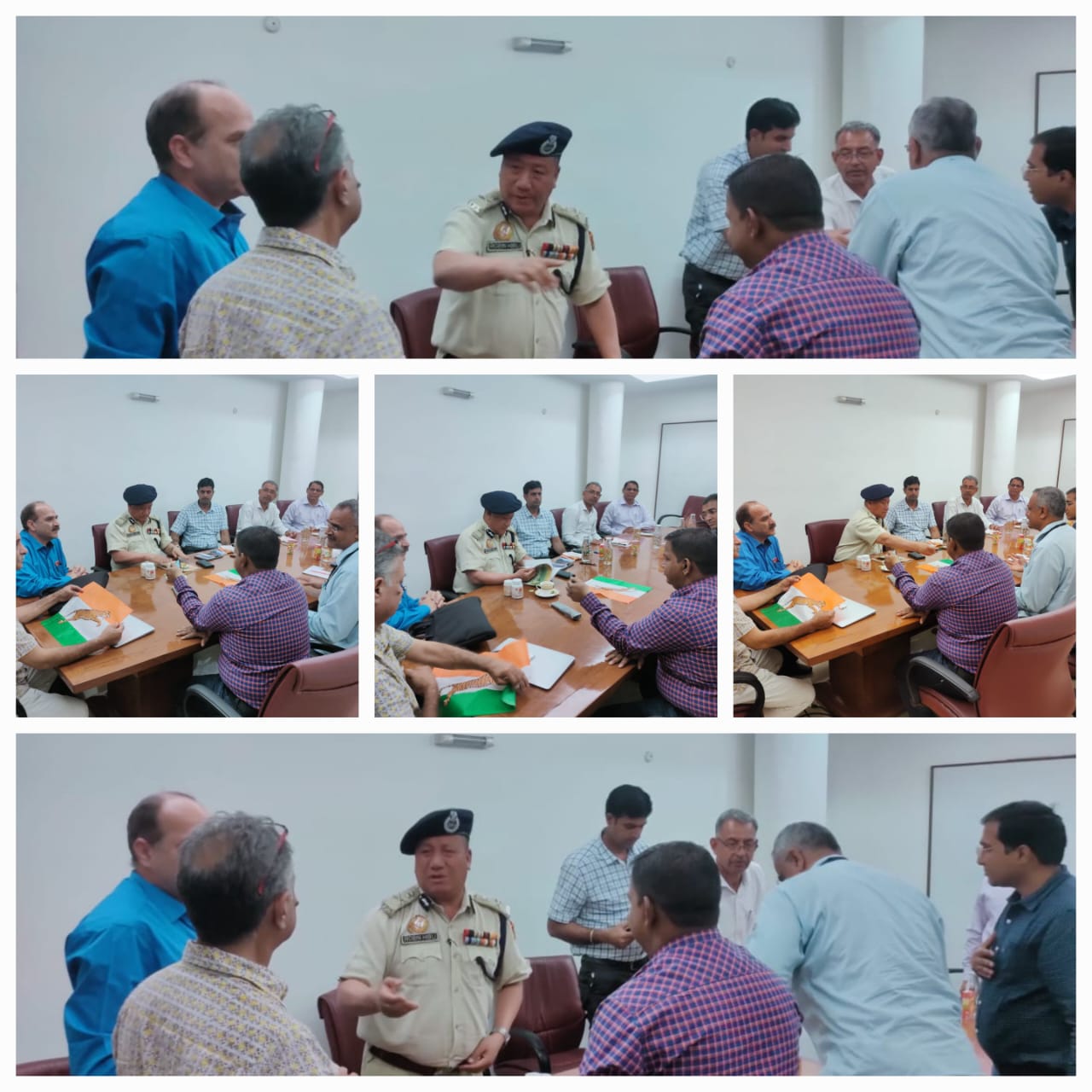 Mr. Robin Hibu, Delhi Police Special Commissioner joins Divya Sanskriti, Jai Kisan and Helping Hand for their pre-scheduled event at IIT Delhi